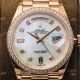 Swiss Replica Rolex Day Date Rose Gold White Mop Dial Diamond Watch 36mm (3)_th.jpg